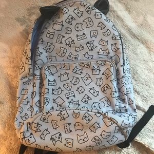 blue cat backpack